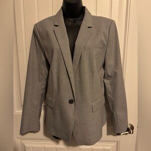 Ann Taylor Classic Light Gray Women's Blazer